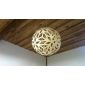 lampe-floral-bambou-suspension-dans-un-interieur-salon-bois-fonce-et-clair-luminaire-ajoure