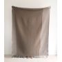 WOOL THROW - EARTH - FAWN