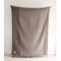 WOOL THROW - EARTH - FAWN