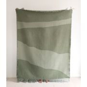 WOOL THROW FOREST SOFT SAGE