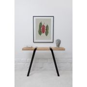 Pi6 TRÉTEAUX DE CONSOLE WOODY - BLACK SEMI GLOSS VARNISH SAMPLE