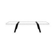 Pi11 TRÉTEAUX DE TABLE BASSE 1 NIVEAU - PIEDS UNIQUEMENT